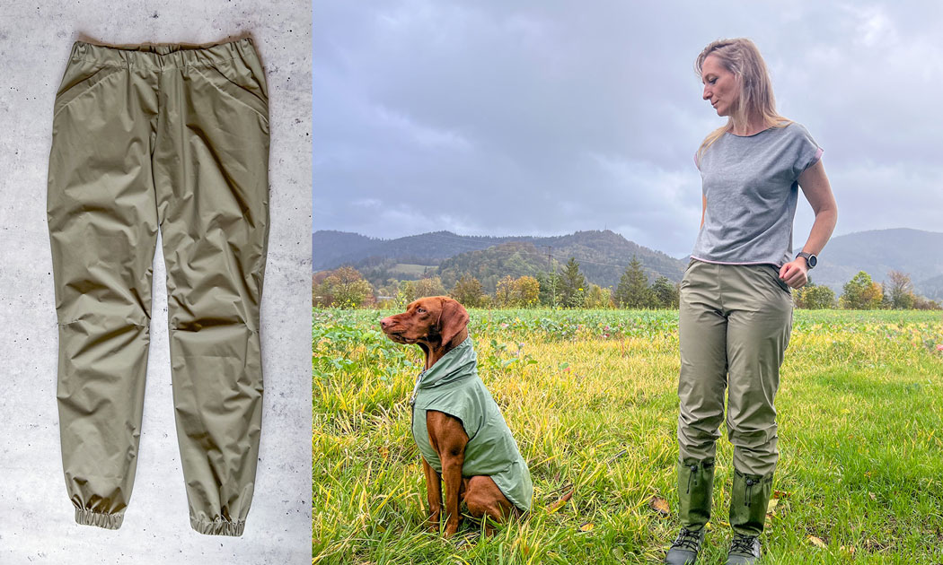 Eine Regenhose für nasse Hunderunden – 500 days of sewing